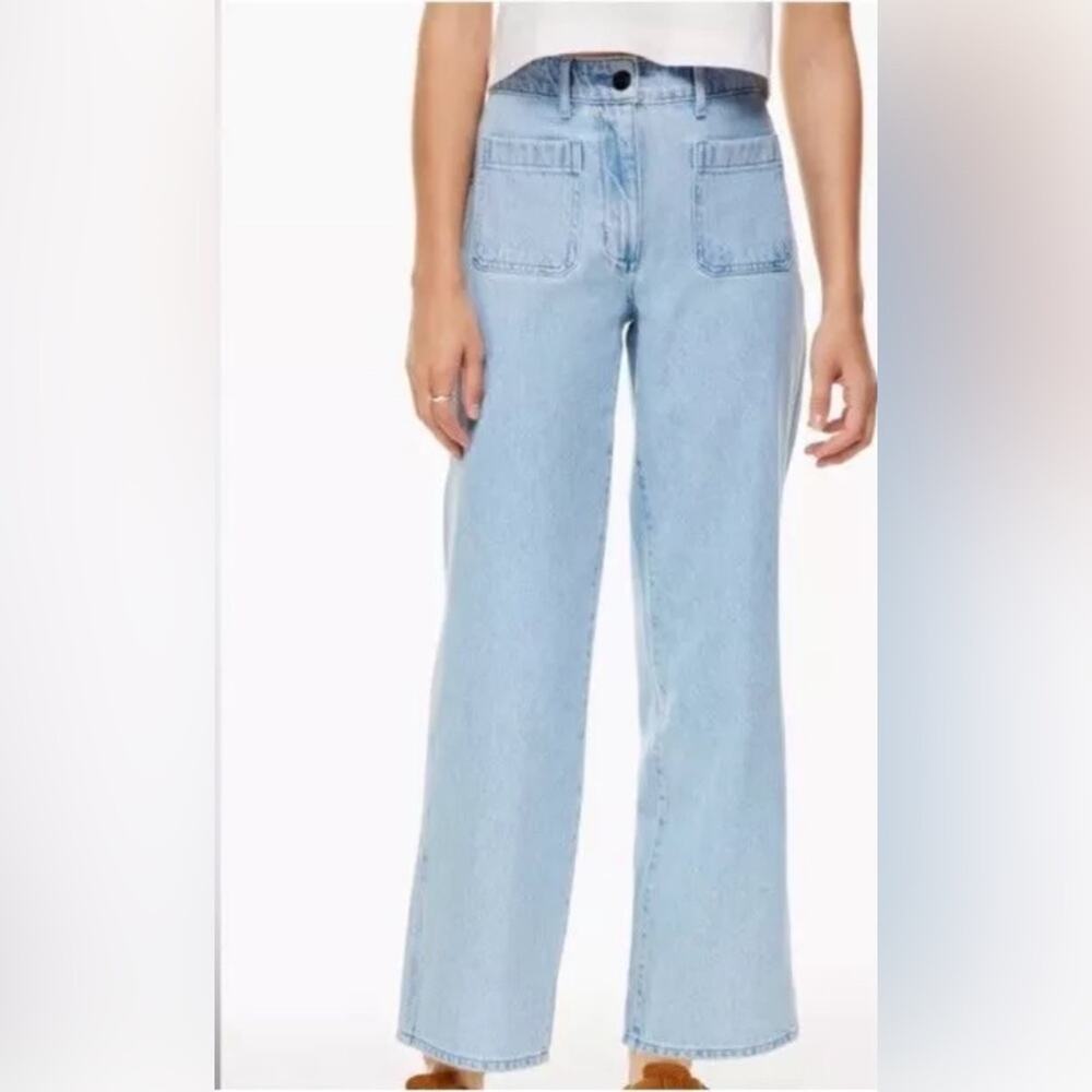 Aritzia Wilfred Free Adrift Jean high rise wide leg size 10